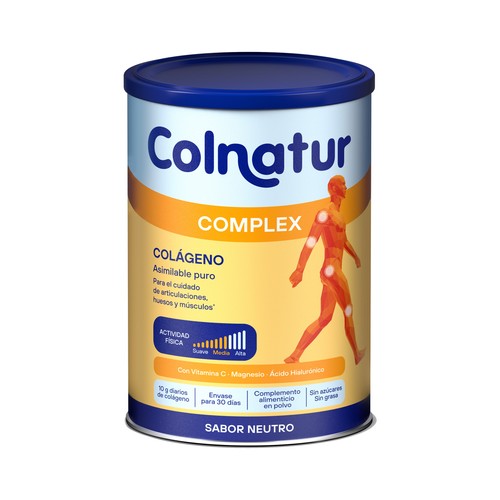 Complemento alimenticio en polvo a base de colágeno, con sabor neutro COLNATUR Complex 330 g.