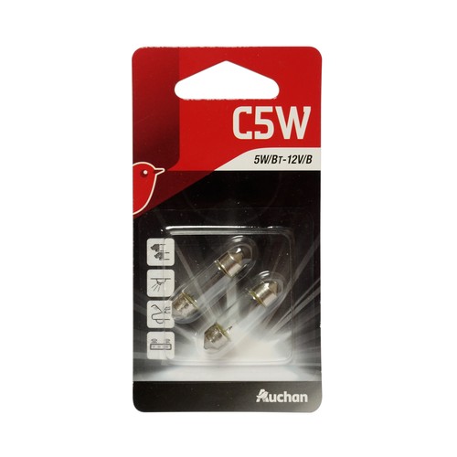 2 bombillas C5W, PRODUCTO ALCAMPO.