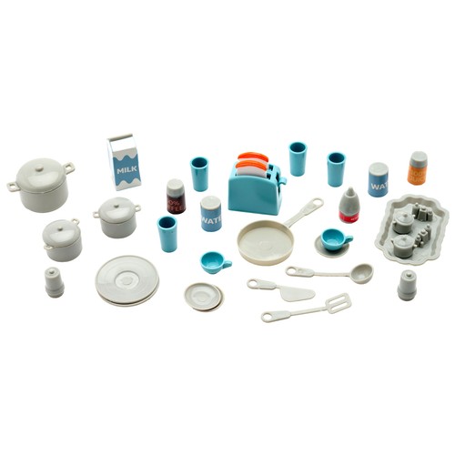 Muñeca Style Story con Cocina y accesorios 32 piezas +3 Años ONE, TWO FUN