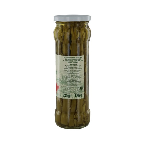 PRODUCTO ALCAMPO Espárragos verdes 13/20 piezas frasco de 185 g.