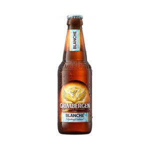 GRIMBERGEN BLANCHE Cerveza belga de trigo botella 33 cl.