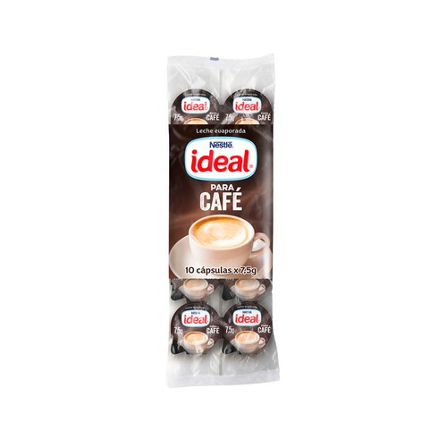 NESTLÉ IDEAL  Leche evaporada en monodosis 10 uds  x 7.5 g.