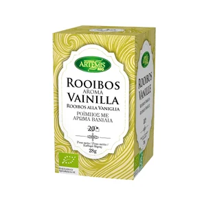 ARTEMIS BIO Rooibos aroma vainilla ecológicos ARTEMIS 20 sobres 28 g.