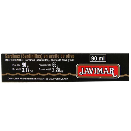JAVIMAR Sardinillas en aceite de oliva 65 g.