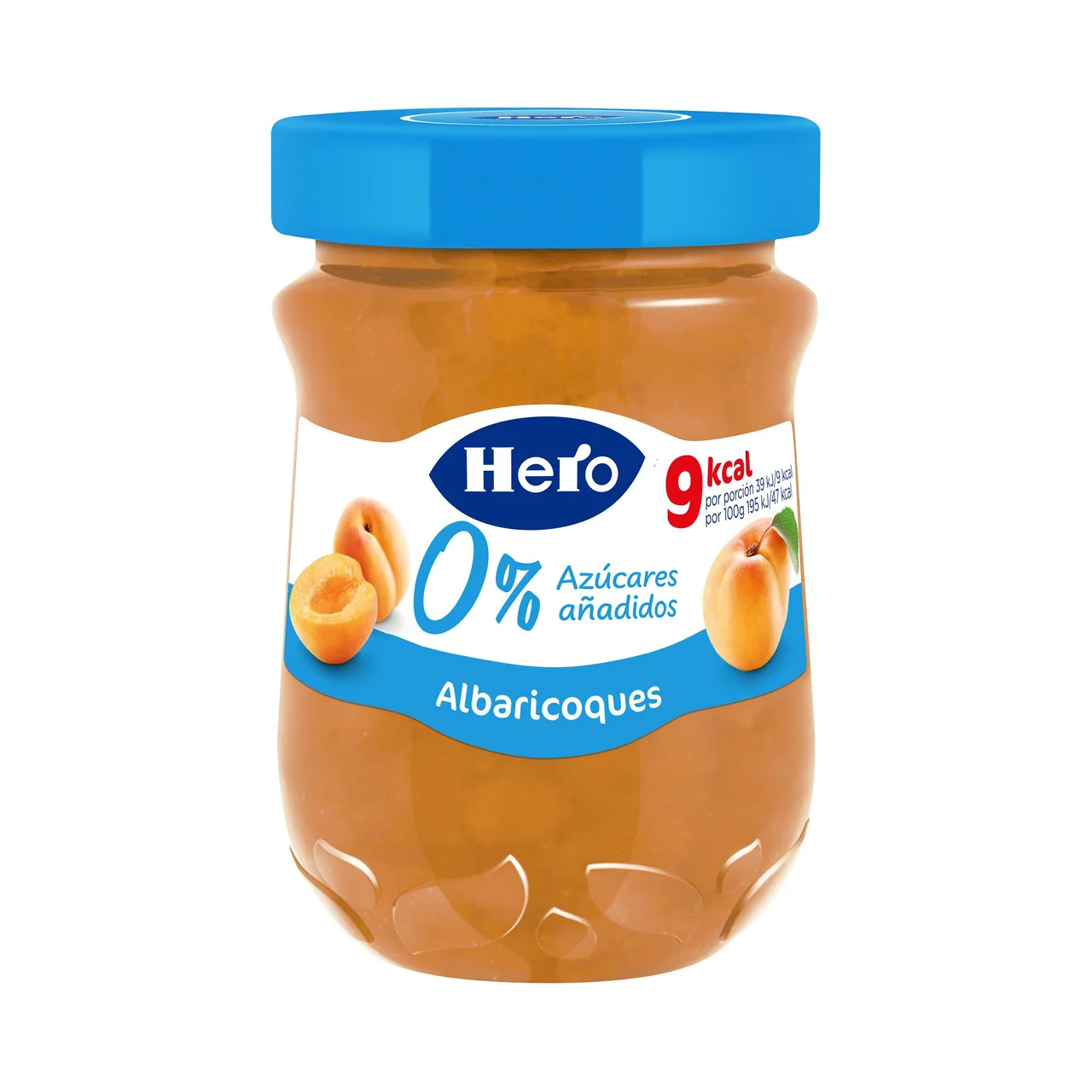 0% Confitura de albaricoque sin azúcares añadidos 280 g.