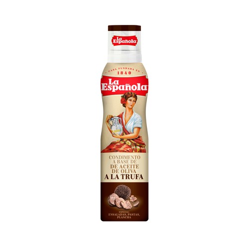LA ESPAÑOLA Aceite de oliva virgen extra a la trufa spray 200 ml.