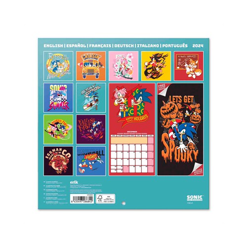 Calendario 2024 30X30 Sonic Alcampo ¡Haz tu Compra Online y Recoge