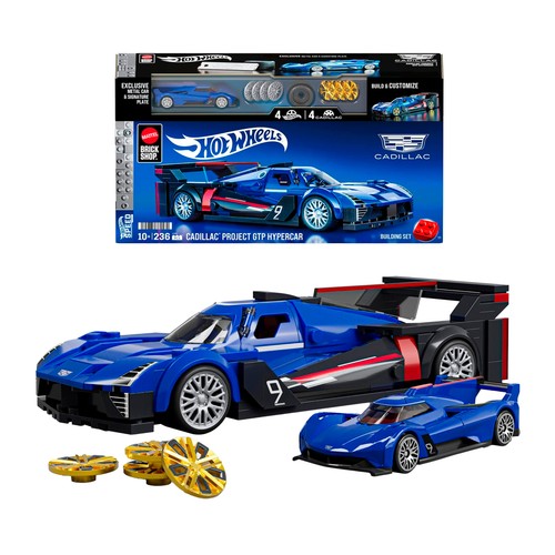 Hot wheels conjunto de construccion  speed cadillac.MATTEL.