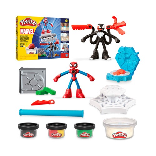 Play-Doh Marvel Spider-Man lanza y atrapa +4 Años HASBRO