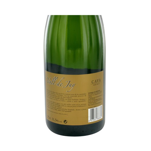 VALL DE JUY Cava semiseco VALL DE JUY botella de 75 cl.