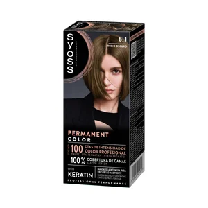 SYOSS tono 6_1 Rubio oscuro Coloración capilar permanente con keratina.