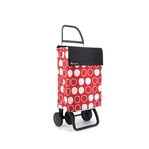 Carro de compra con 4 ruedas y cuerpo de aluminio, 43 litros, ROLSER. Modelos surtidos, 1 unidad.