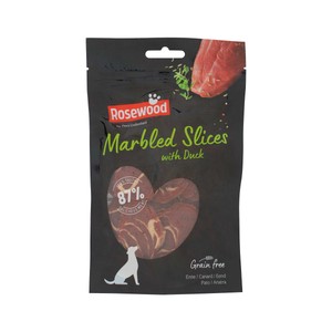 Snack para perro en láminas de pato 100 gr.