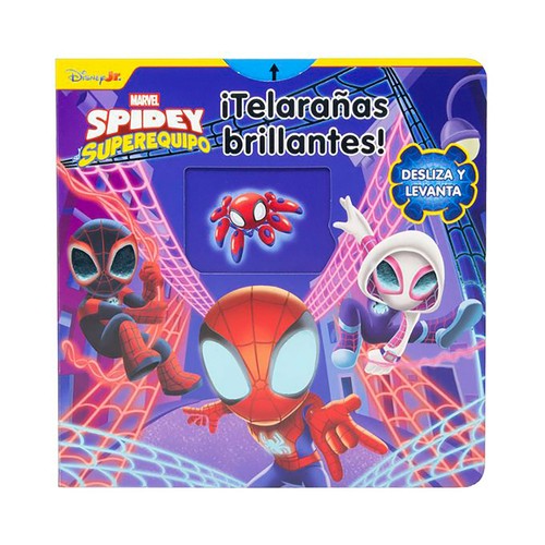 Spidey y su superequipo. Telarañas brillantes. Marvel. LIBROS DISNEY