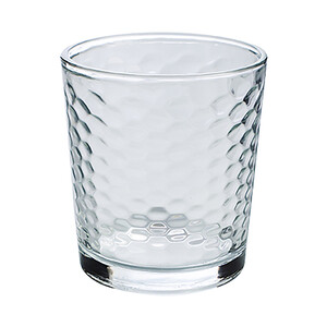 Imagen de Pack de 6 vasos de cristal con diseño de burbujas, 0,26 litros, Gala QUID.