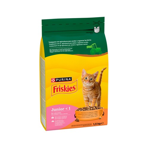 FRISKIES Pienso para gatos junior especial para gatitos lactantes 1,5 kg