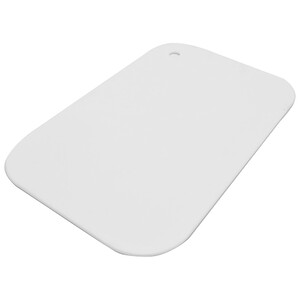 Imagen de Tabla de cortar de plástico color blanco, 24x17x0,2cm. ACTUEL.