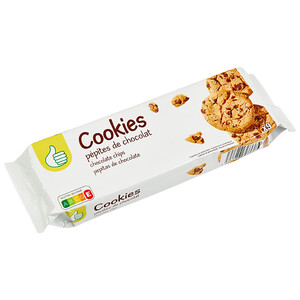 Imagen de PRODUCTO ECONÓMICO ALCAMPO Galletas cookies con pepitas de chocolate 200 g.