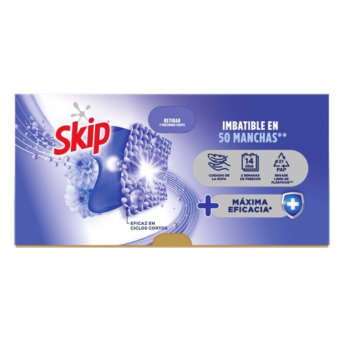 SKIP Ultimate Detergente en cápsulas máxima eficacia 22 lav.