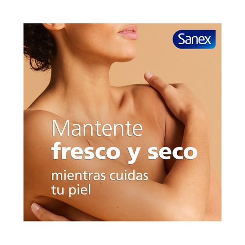 SANEX Dermo+ extra control Desodorante roll on unisex antitranspirante hasta 72 horas 90 ml.