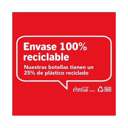 COCA COLA Original Refresco de cola pack 2 botellas 1.25 l.