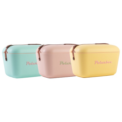 Nevera portátil de 20 litros diseño vintage, varios colores, POLARBOX.