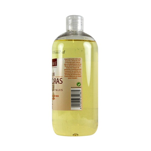 BIFEMME Aceite corporal de almendras dulces especial para piel seca BIFEMME 500 ml.