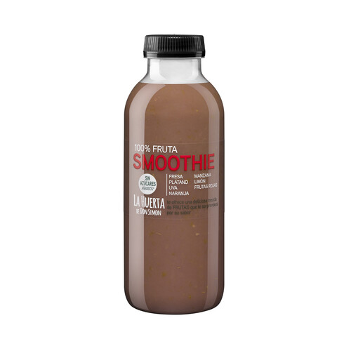 Smoothie de fresa y plátano LA HUERTA DON SIMÓN botella 330 ml.