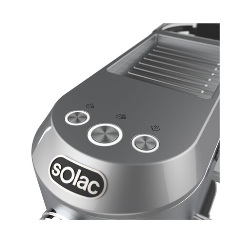 Cafetera espresso SOLAC Taste Slim Pro CE4520, presión 20bar, café molido, vaporizador.