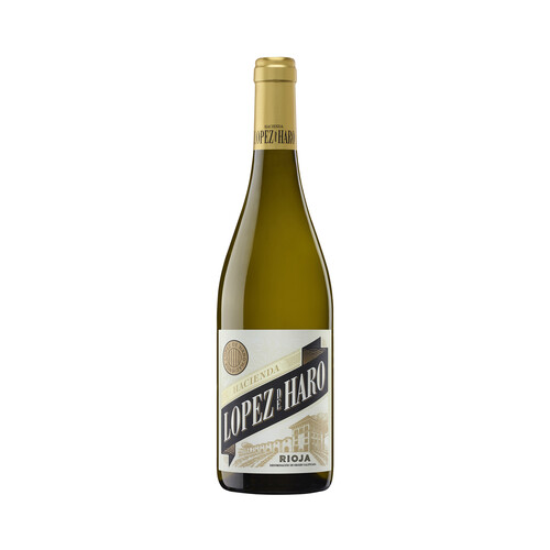 LOPEZ DE HARO  Vino blanco con D.O. Ca. Rioja LOPEZ DE HARO botella de 75 cl.