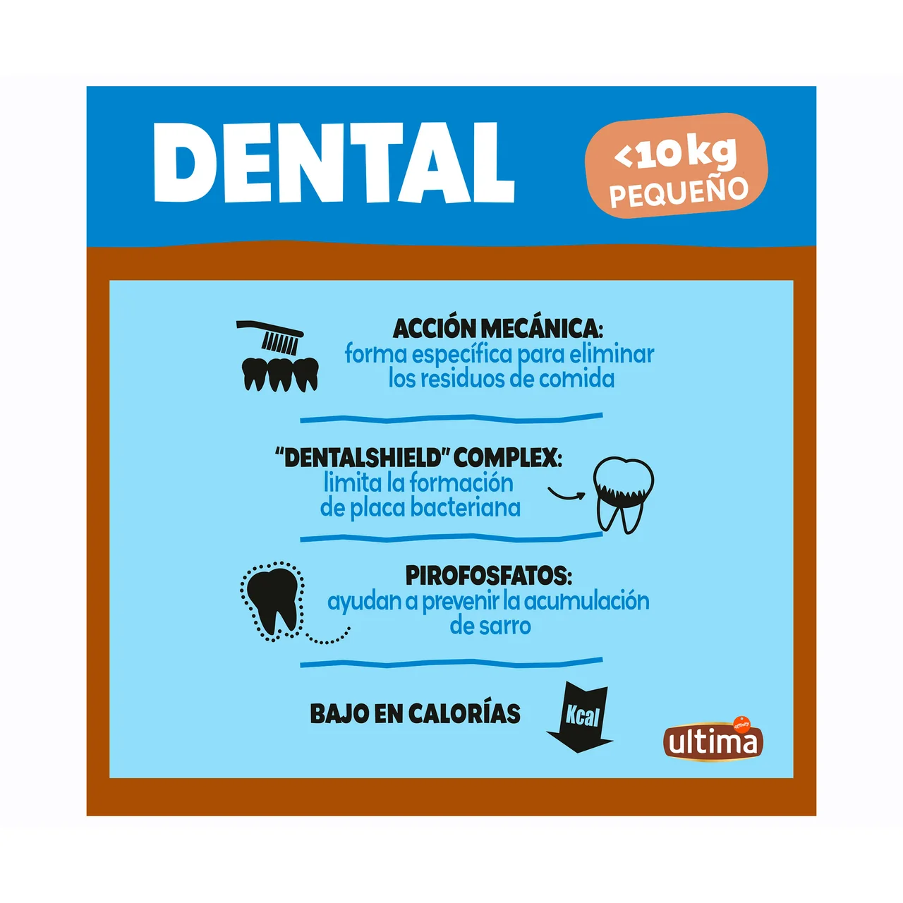 Snack perro mini dental 7 stick 90 gr.
