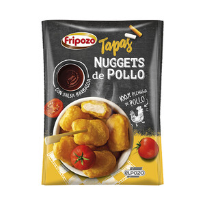 Imagen de FRIPOZO Nuggets de pollo con salsa barbacoa Tapas del El Pozo 300 g.
