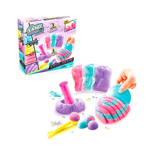 Kit Fábrica Arena Perfumada So Sand Dy …So Satisfying +6 Años CANAL TOYS