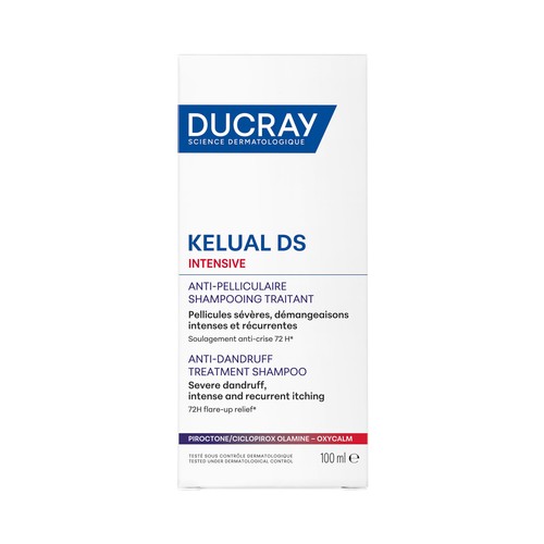 DUCRAY Kelual ds intensive Champú para el tratamiento de la caspa severa 100 ml.