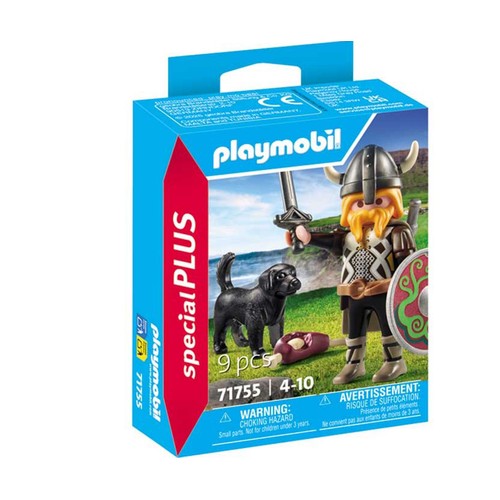 PLAYMOBIL.  Vikingo con perro guardián