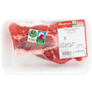 ALCAMPO CULTIVAMOS LO BUENO Costilla añojo Villa del Monte bandeja.
