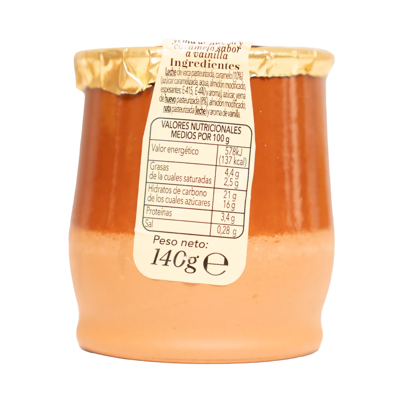 PRODUCTO ALCAMPO Collection Natillas con yema de huevo y caramelo 140 g.