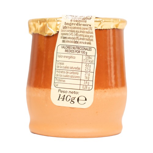 PRODUCTO ALCAMPO Collection Natillas con yema de huevo y caramelo 140 g.