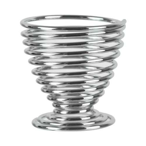 Soporte para huevos en espiral, huevera de acero inoxidable, ACTUEL