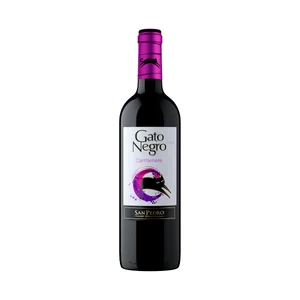GATO NEGRO  Vino tinto elaborado de Chile botella de 75 cl.