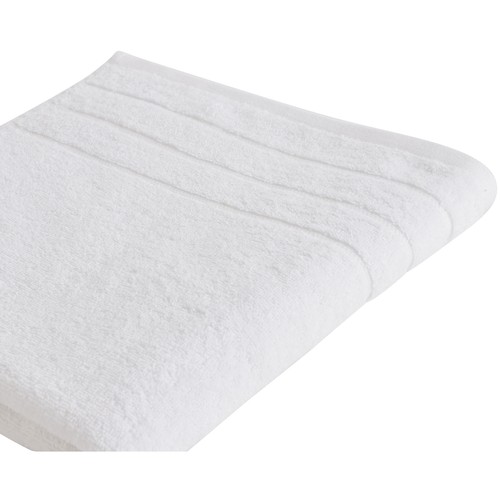 Toalla de baño color blanco, 400g/m², ACTUEL.