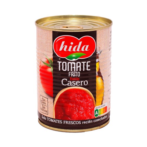 Tomate frito estilo casero HIDA bote de 375 g.