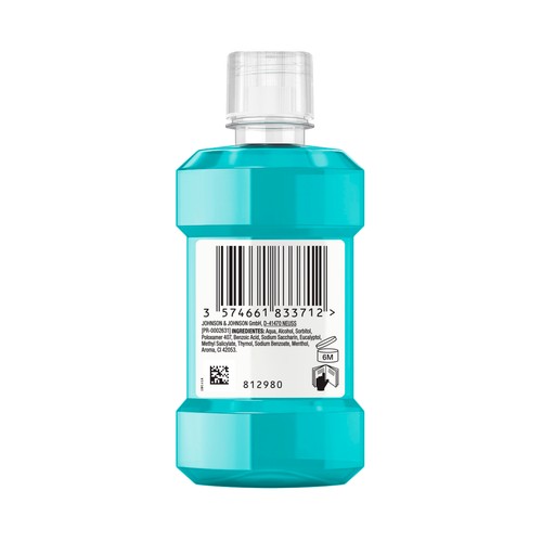 LISTERINE Enjuague bucal de uso diario con sabor mentol 80 ml.