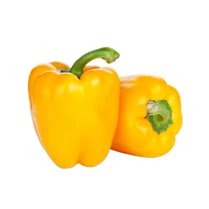 Pimientos amarillos al peso.