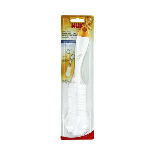 NUK Set limpiabiberones (cepillo + escoba) NUK.