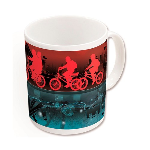 STRANGER THINGS Taza cerámica 325ml cambia color Stor, Netflix