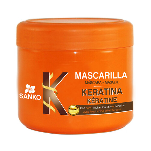 SANKO Mascarilla hidratante y nutritiva para cabellos secos y dañados SANKO 500 ml.