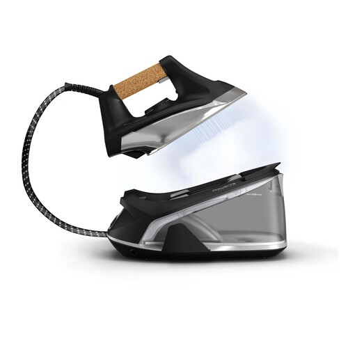 Centro de planchado ROWENTA Easy Steam VR7361F0, suela Airglide Inox, autonomía ilimitada, 5,9 bares de presión.