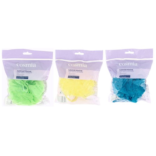 COSMIA Esponja con forma de flor, para ducha o baño.