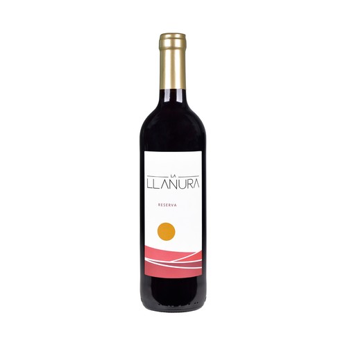 LA LLANURA  Vino tinto reserva con D.O. La Mancha botella 75 cl.